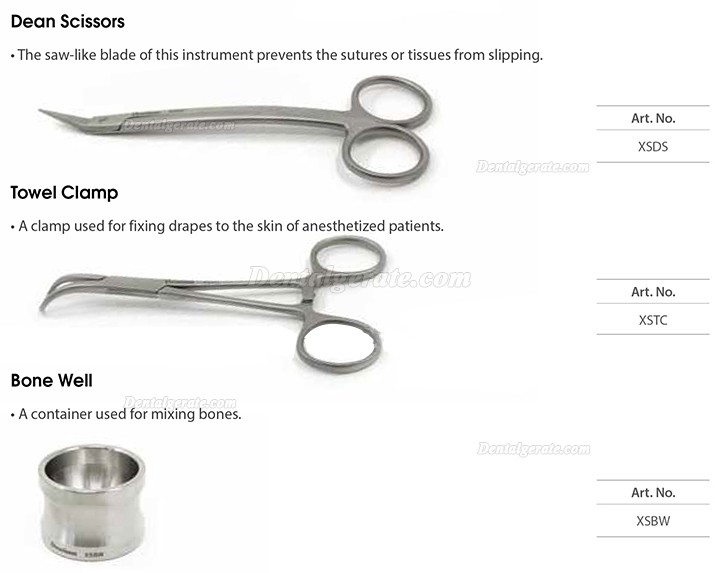 Dentium Oralchirurgie Kit 18-teiliges Zahnimplantat Chirurgie Set Basis Instrumentenset